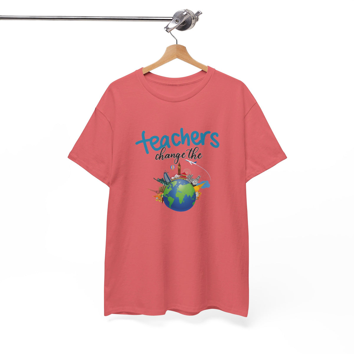 Teachers Changes the World, Crewneck Tshirt