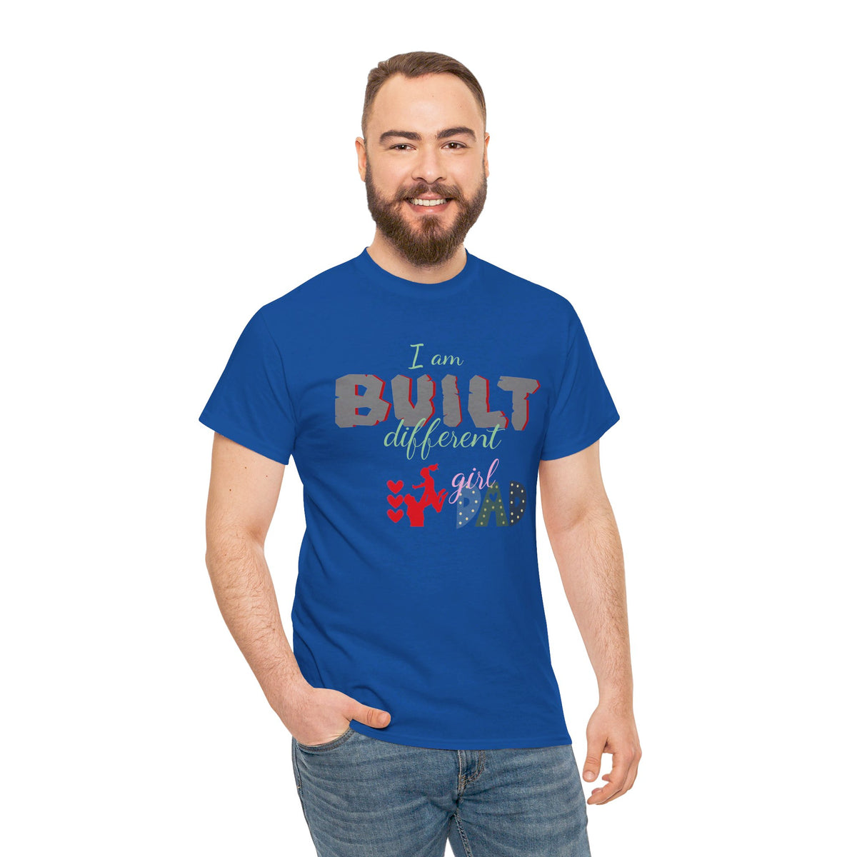 "I Am Built Different" Girl Dad T-shirt