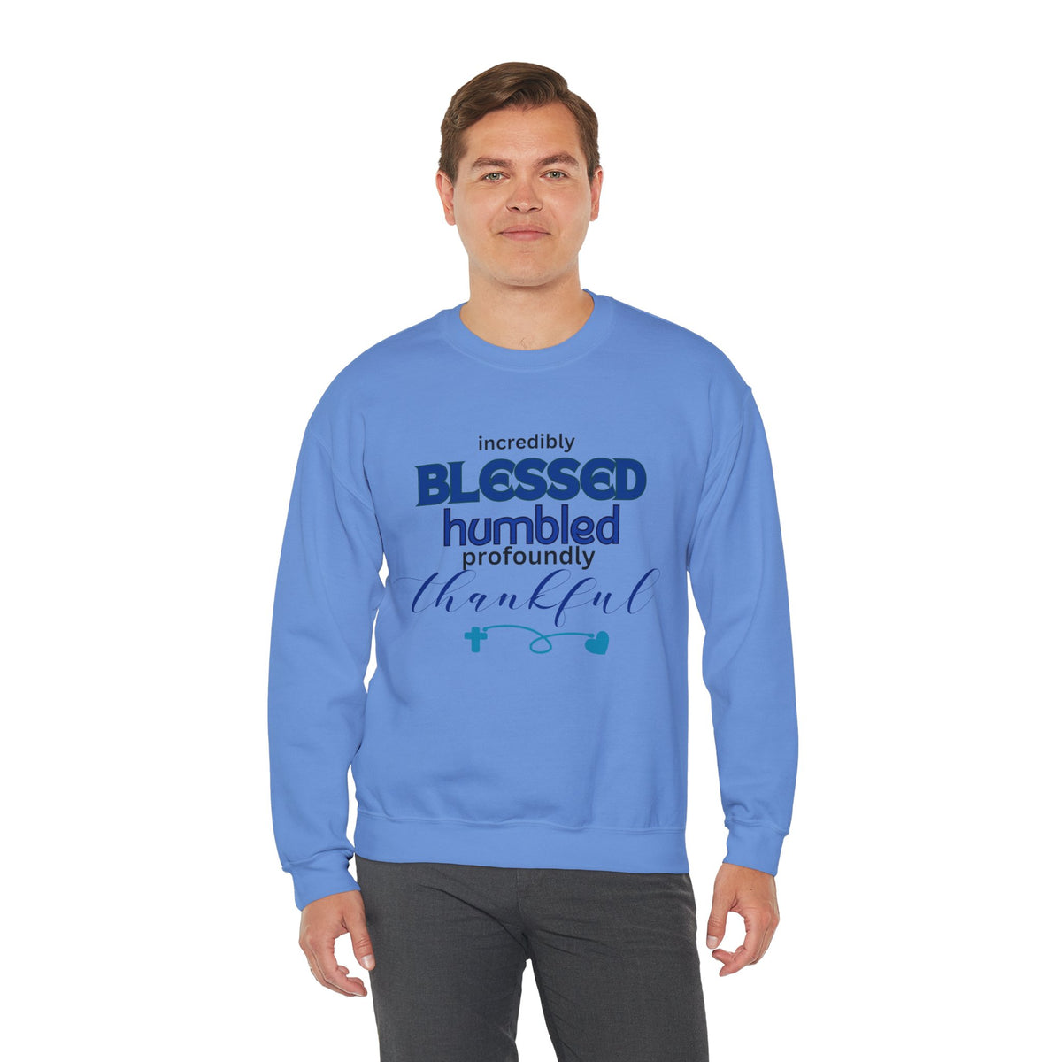 Blessed Humbled Thankful Crewneck Sweatshirt