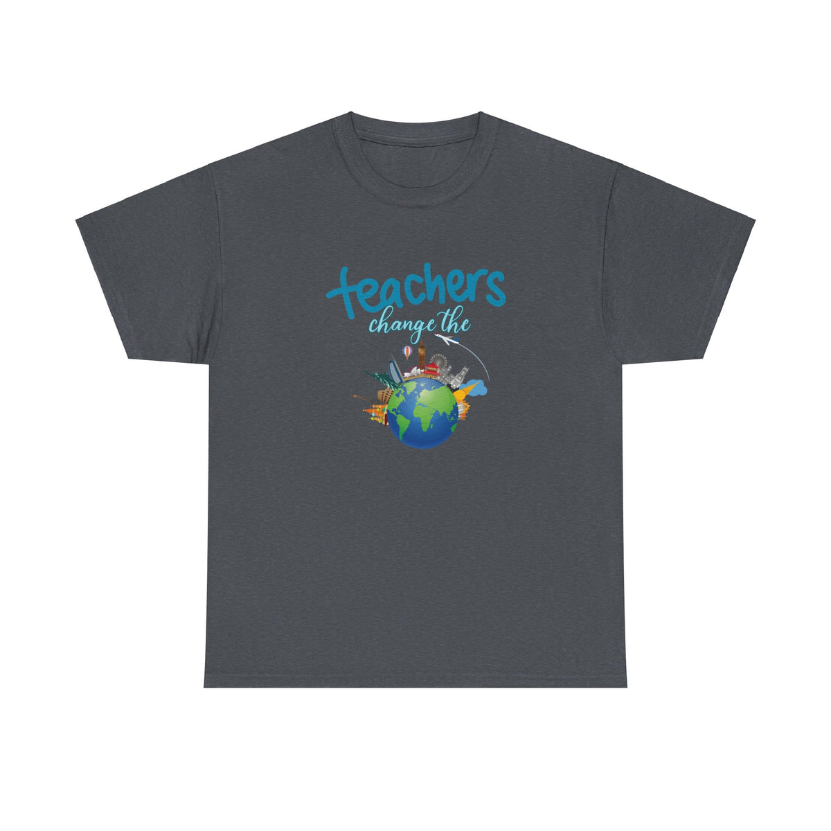 Teachers Changes the World, Crewneck Tshirt