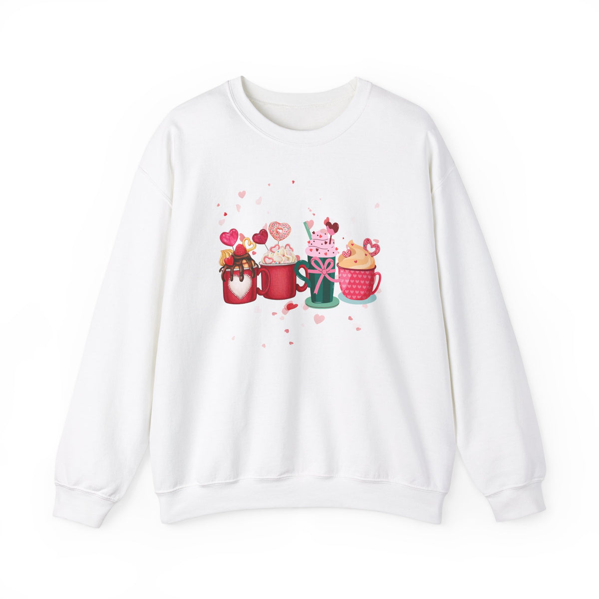 Hearts, Drink Crewneck Sweatshirt