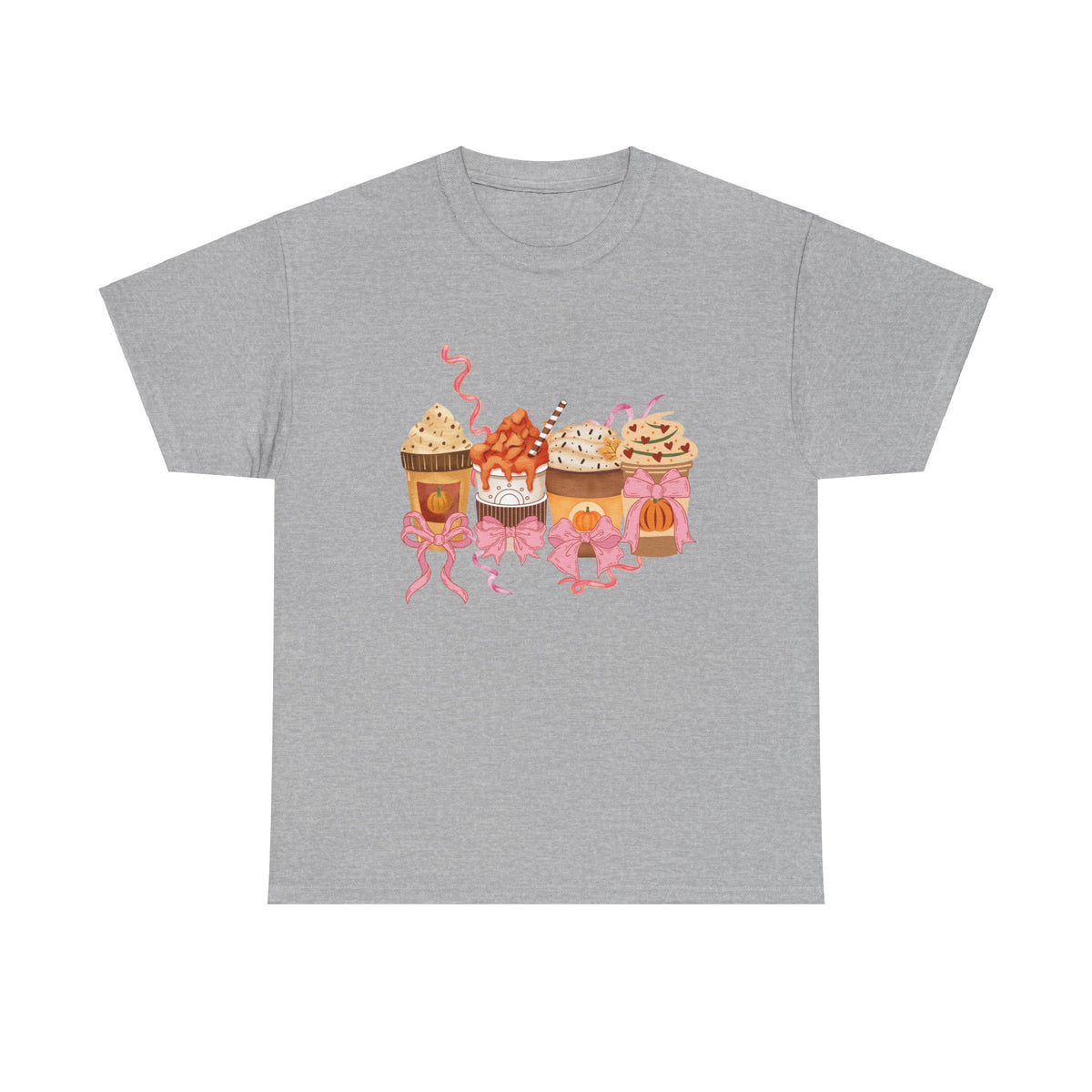 Pumpkin Spice Coffee Bow Tshirt