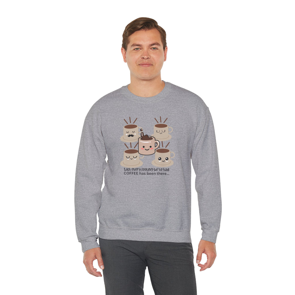 Love, Coffee Crewneck Sweatshirt