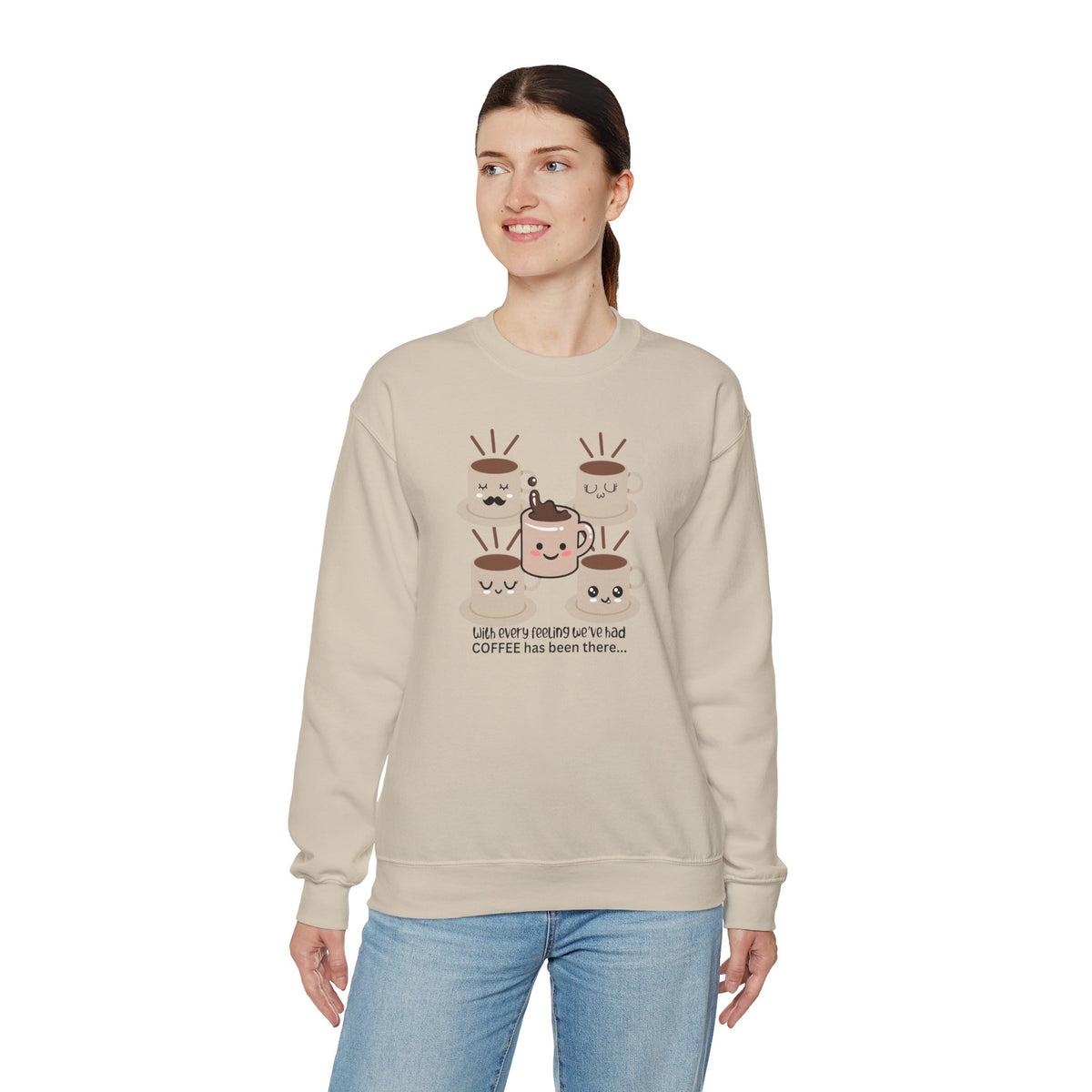 Love, Coffee Crewneck Sweatshirt