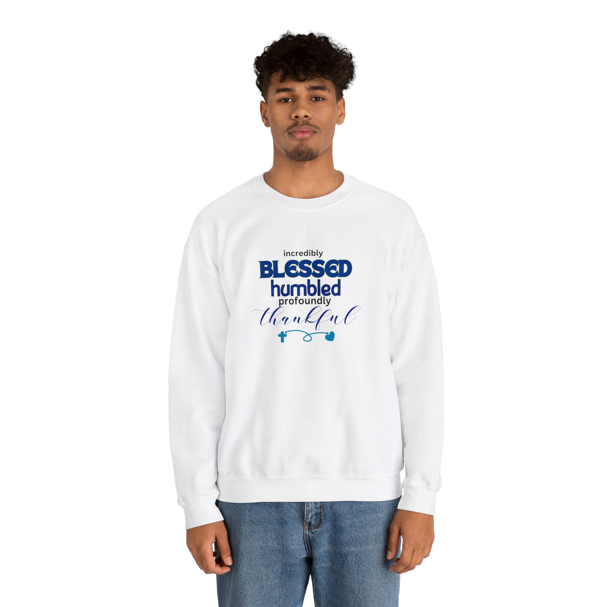 Blessed Humbled Thankful Crewneck Sweatshirt