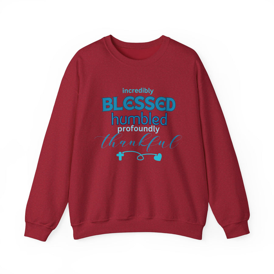 Blessed Humbled Thankful Crewneck Sweatshirt