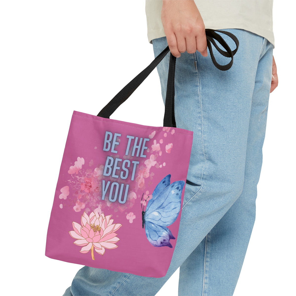 Flower Canvas Tote Bag