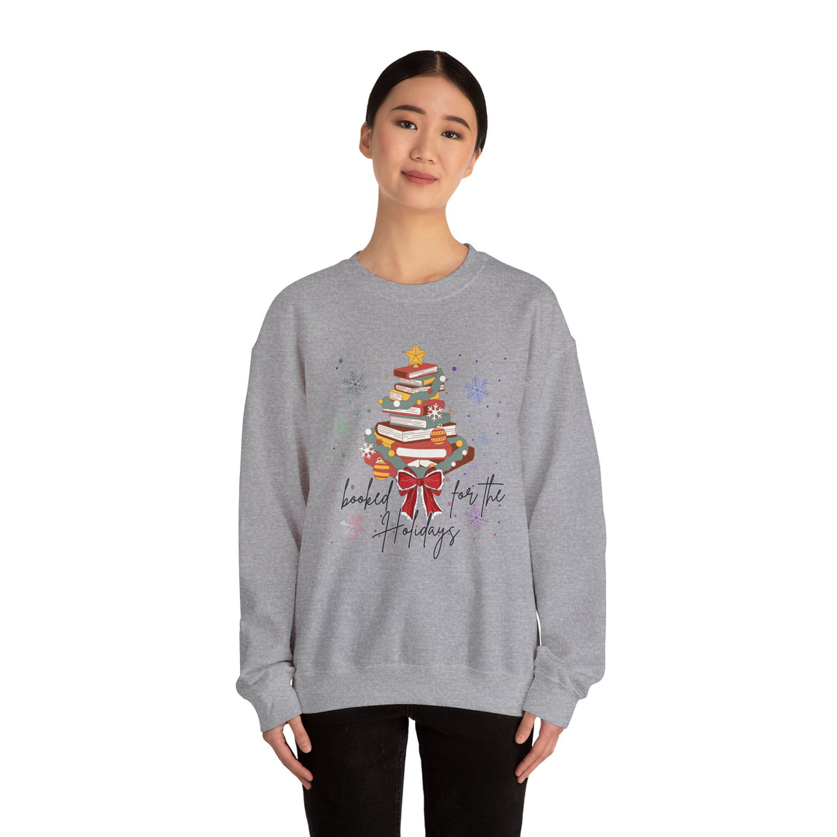 Booked for the Holidays Crewneck Sweatshirt