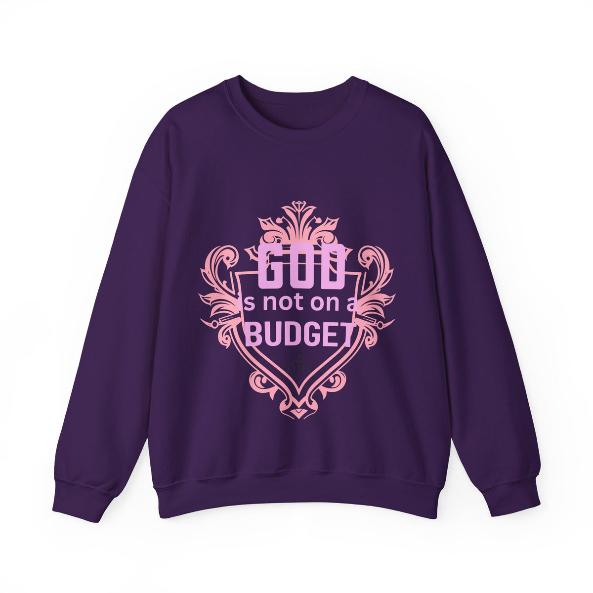 God Is Not On a Budget Crewneck Sweatshirt M