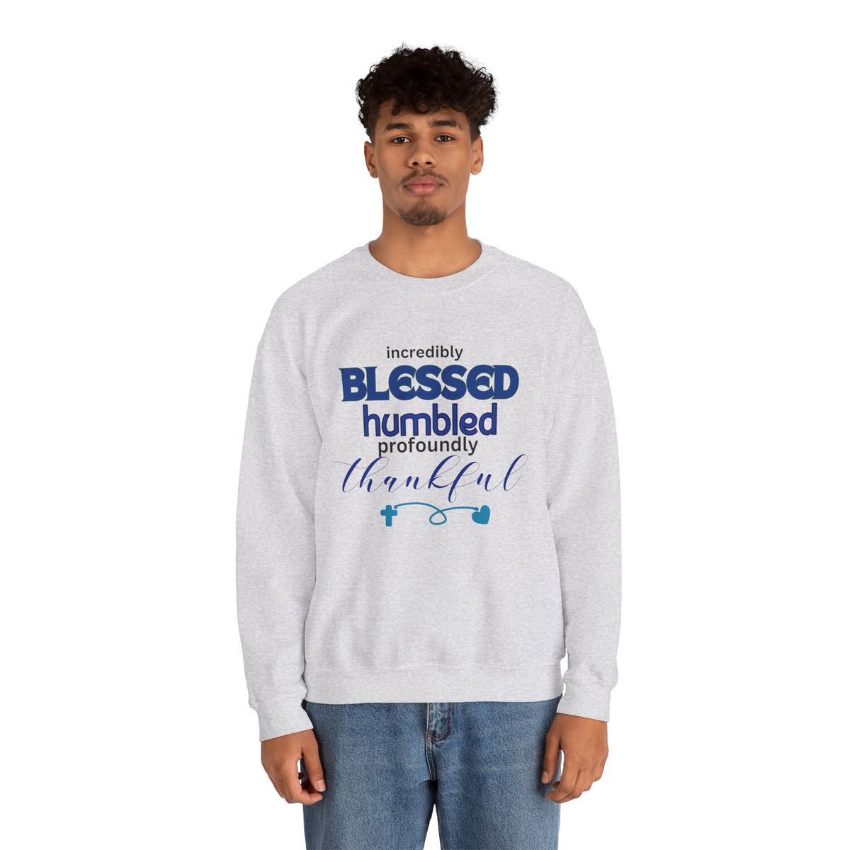 Blessed Humbled Thankful Crewneck Sweatshirt