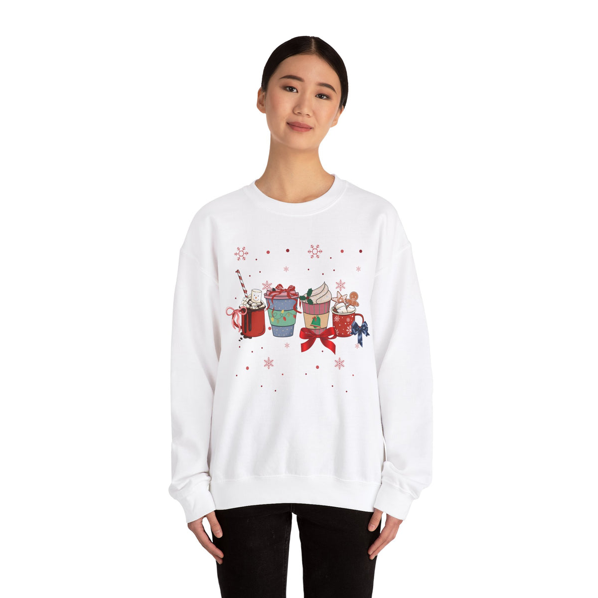 Christmas Drinks Crewneck Sweatshirt