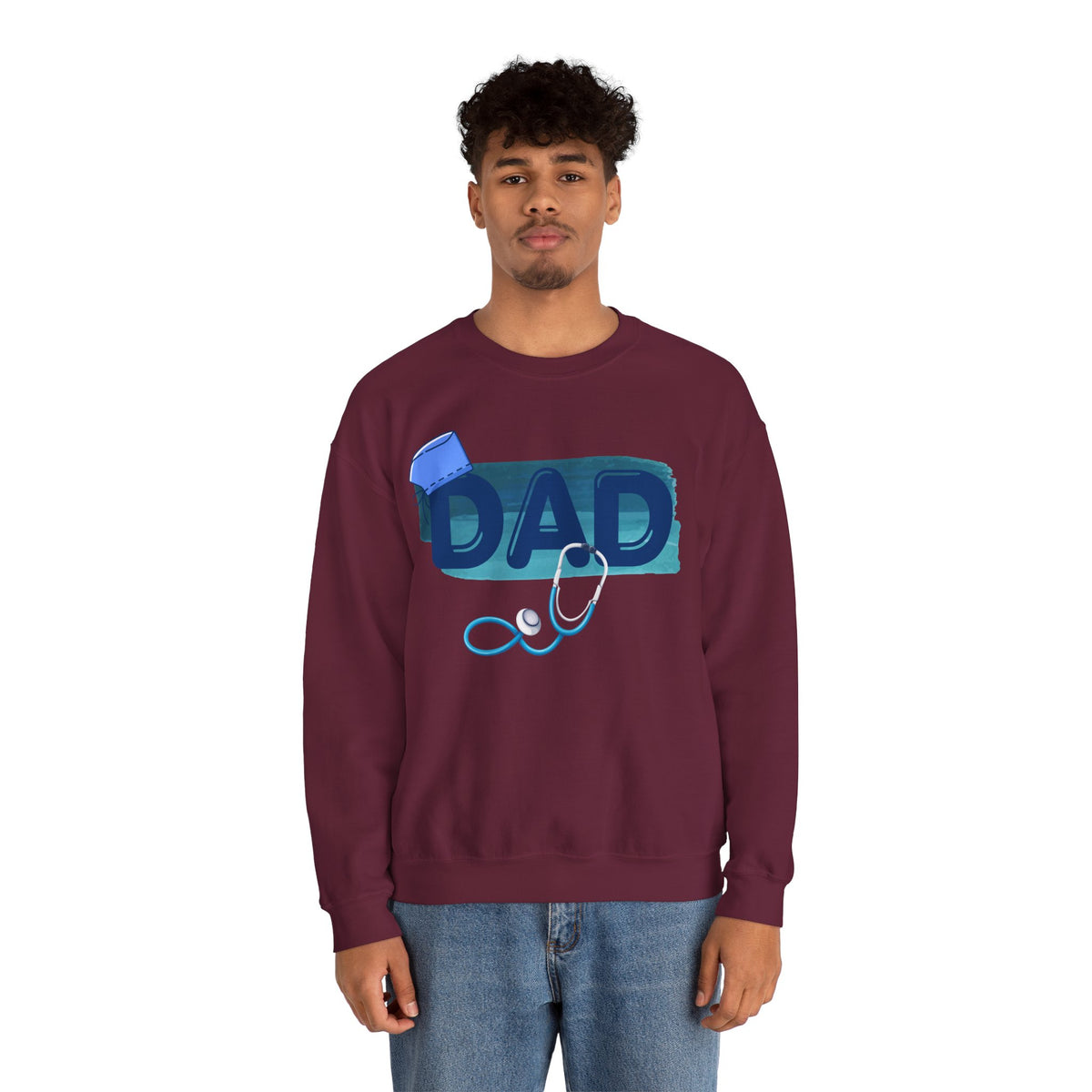 Doctor Dad Crewneck Sweatshirt