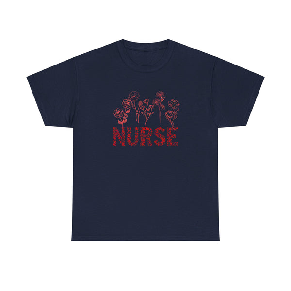 Nurse Flower Tshirt