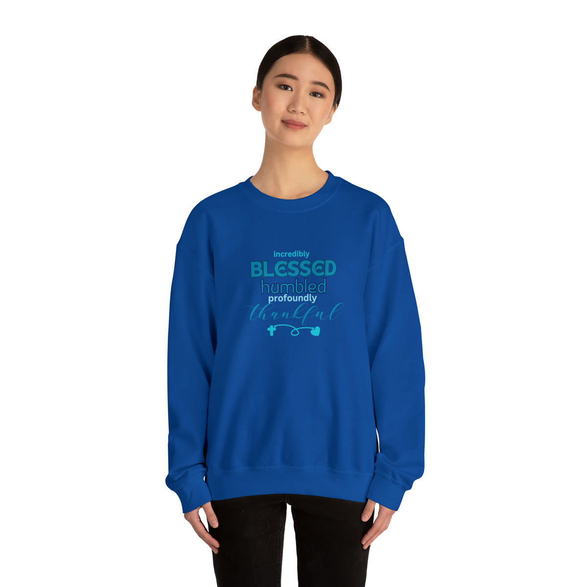 Blessed Humbled Thankful Crewneck Sweatshirt