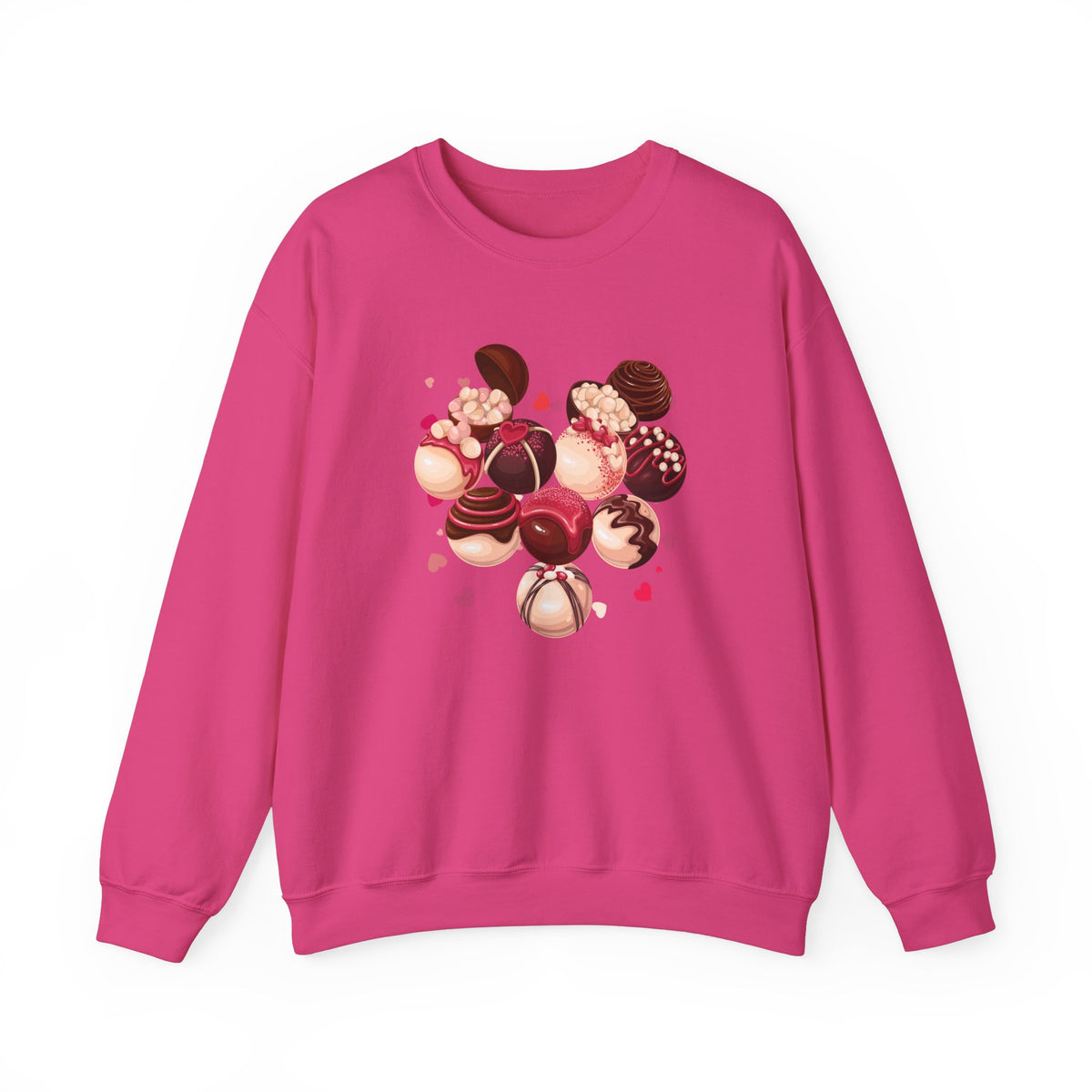 Hearts, Chocolates Crewneck Sweatshirt