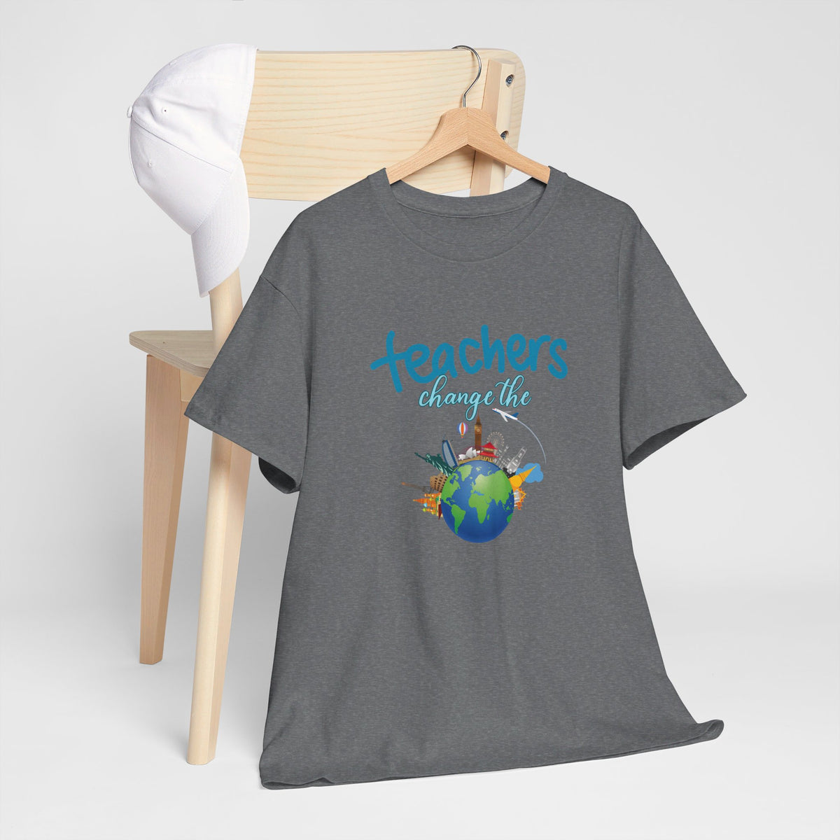 Teachers Changes the World, Crewneck Tshirt