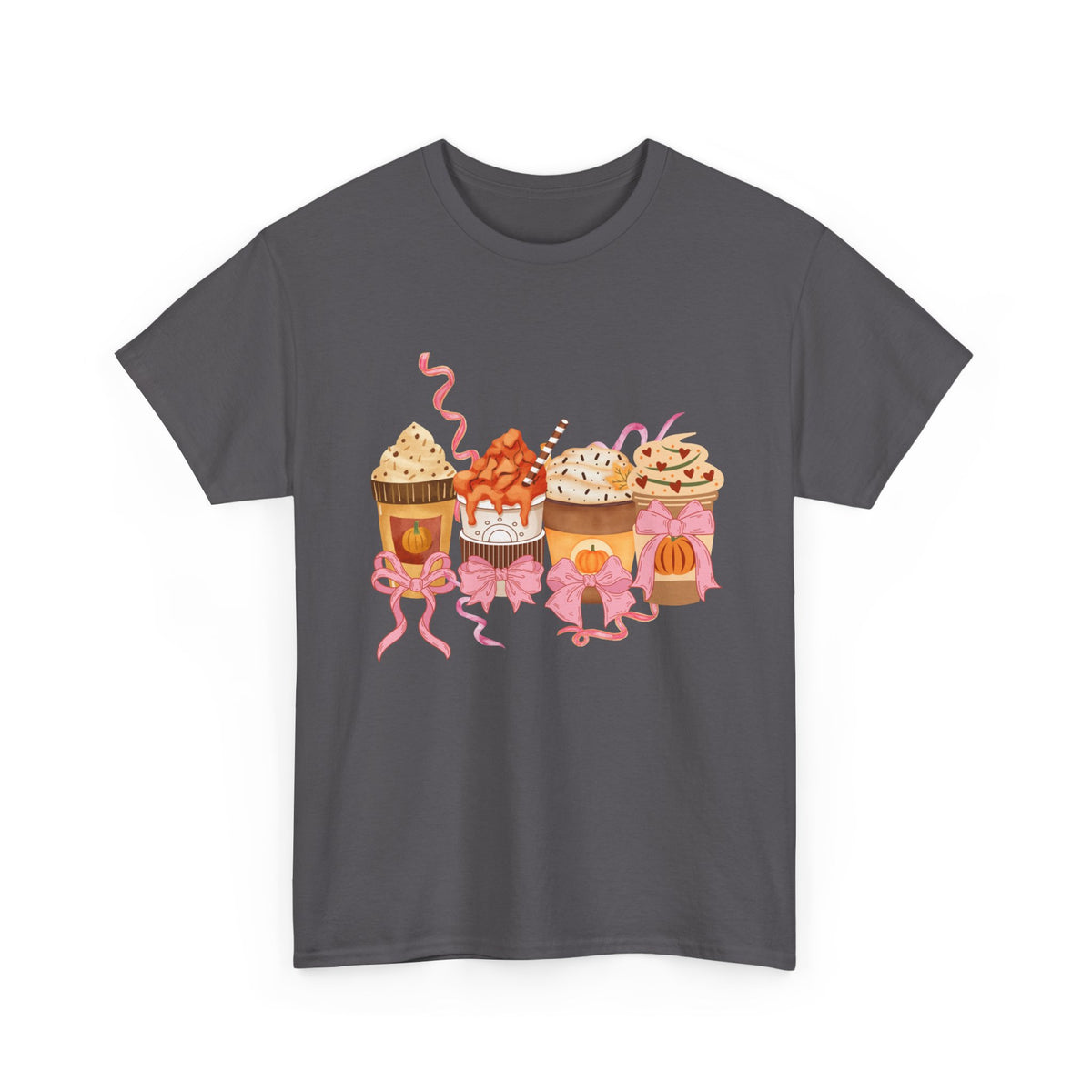 Pumpkin Spice Coffee Bow Tshirt