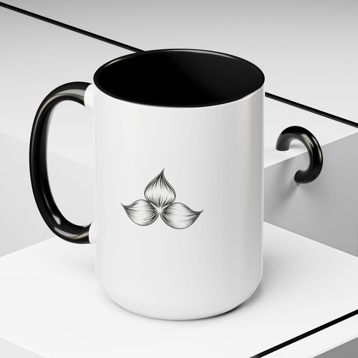 Coffee Mug — "You Also Need You" Floral Self-Care Accent Mug (11/15oz)