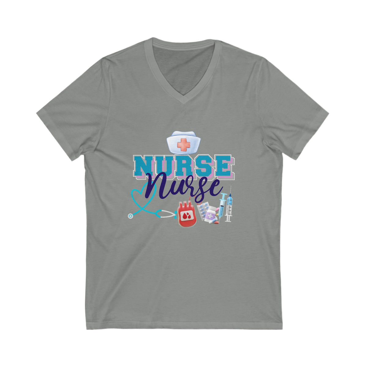 I am a Nurse, V-Neck Tshirt