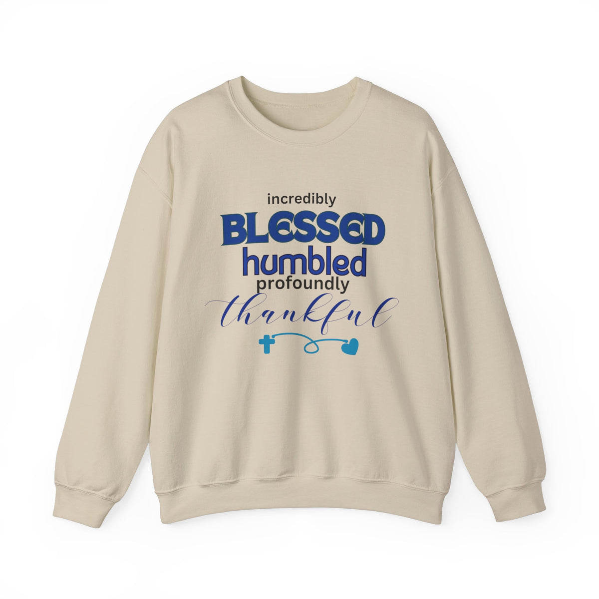 Blessed Humbled Thankful Crewneck Sweatshirt