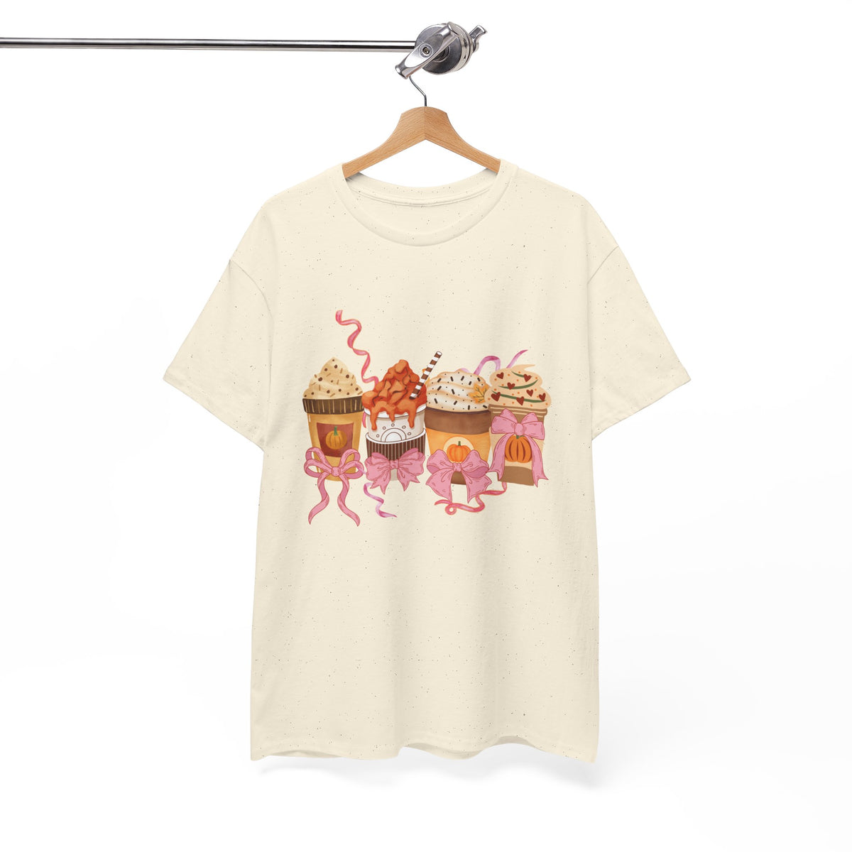 Pumpkin Spice Coffee Bow Tshirt