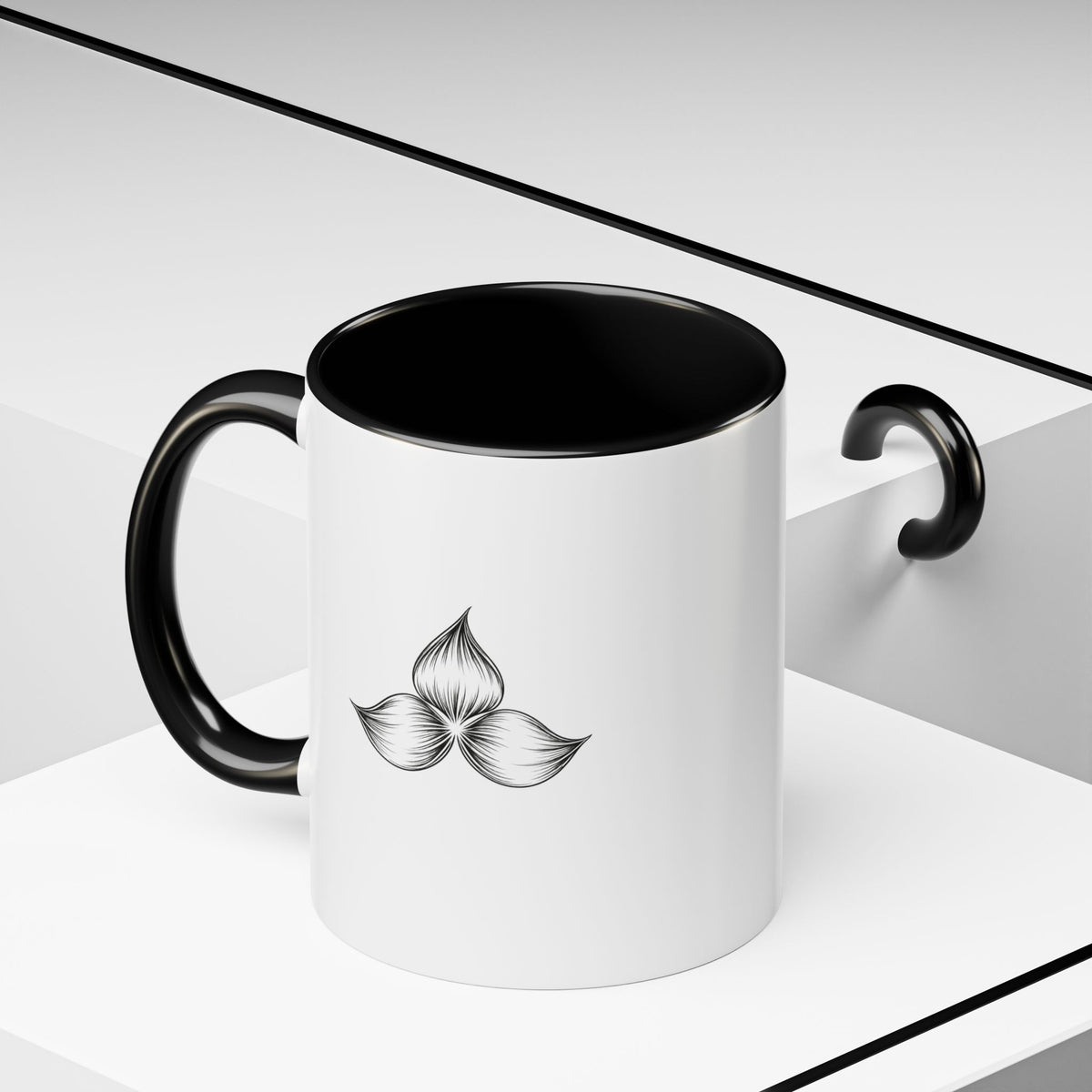 Coffee Mug — "You Also Need You" Floral Self-Care Accent Mug (11/15oz)