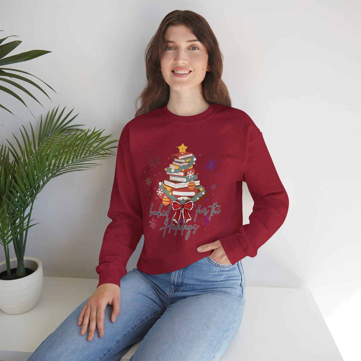 Booked for the Holidays Crewneck Sweatshirt