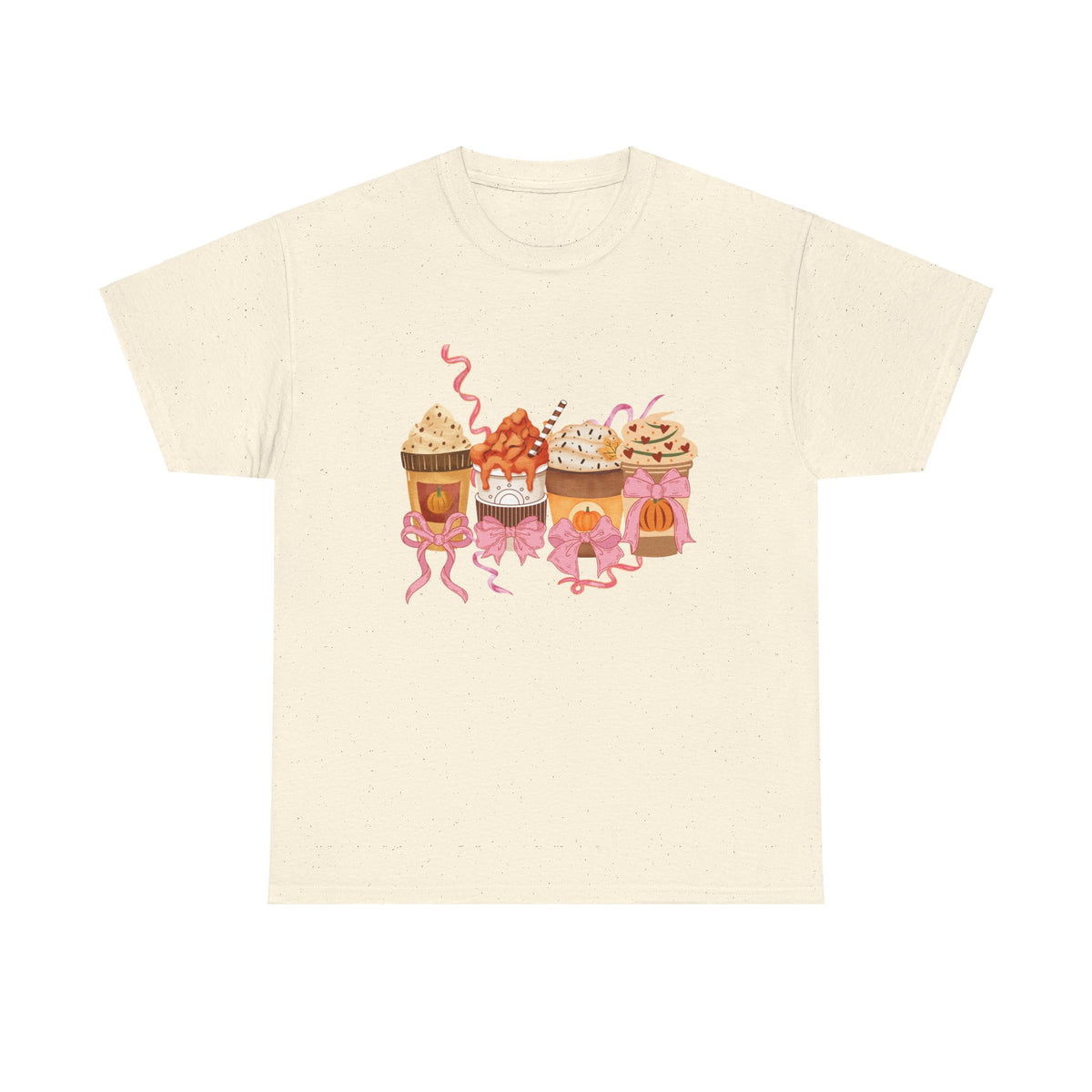 Pumpkin Spice Coffee Bow Tshirt