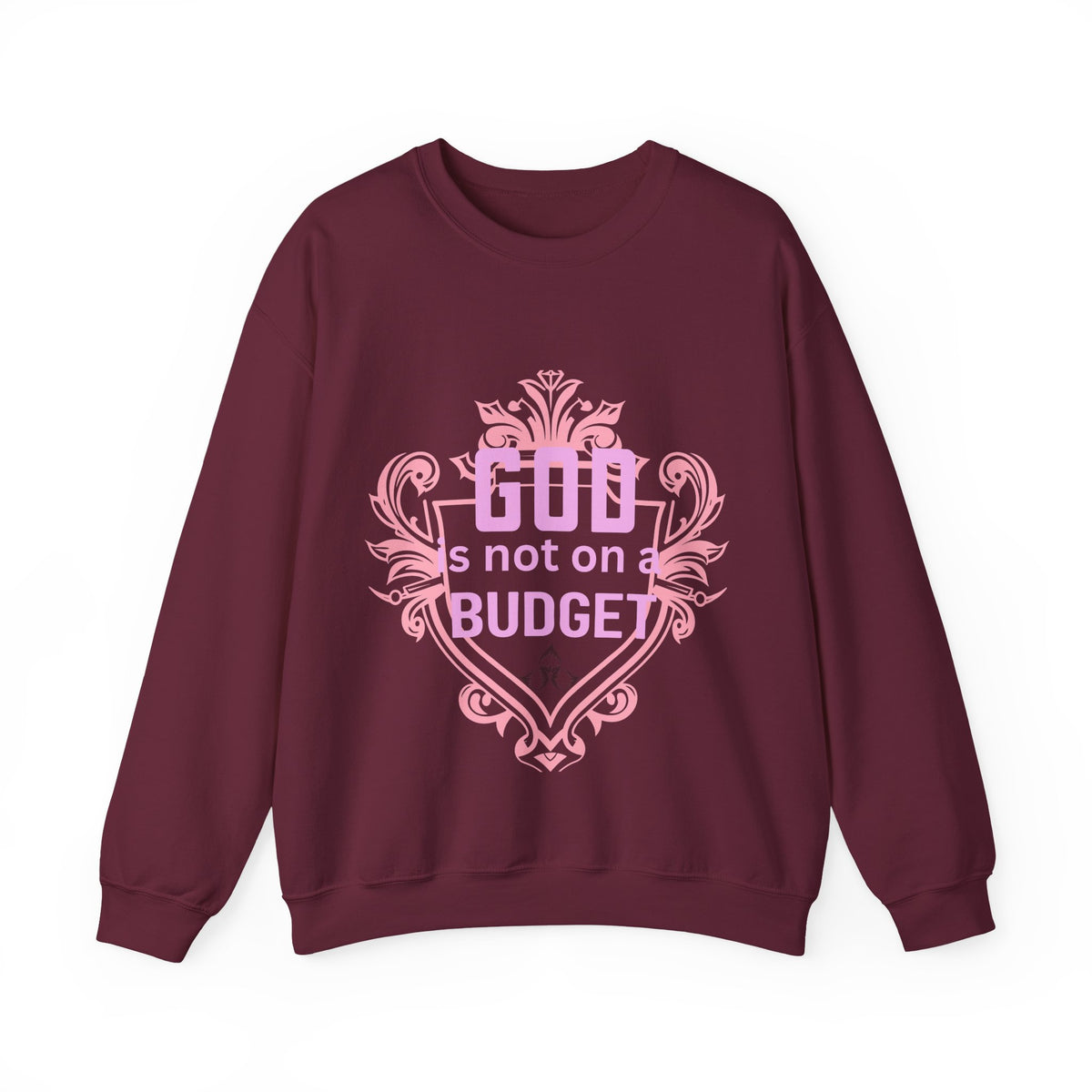 God Is Not On a Budget Crewneck Sweatshirt M