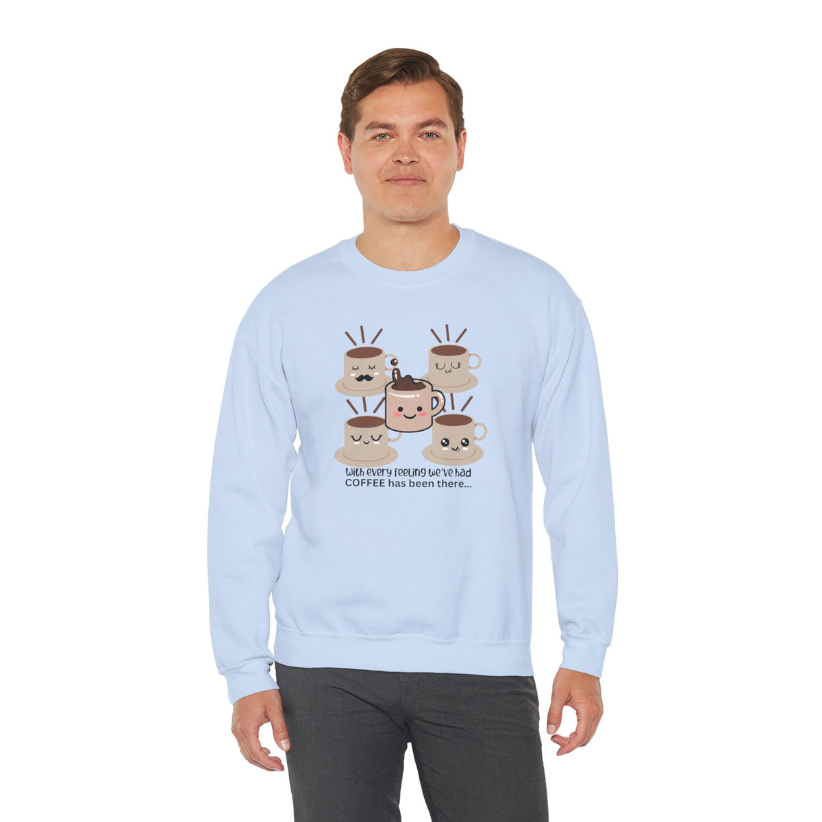 Love, Coffee Crewneck Sweatshirt