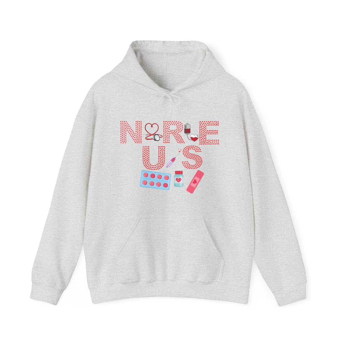 Love, Nurse Hooded Sweatshirt