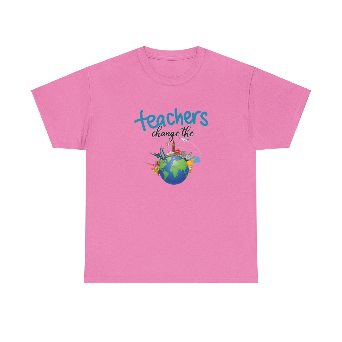 Teachers Changes the World, Crewneck Tshirt