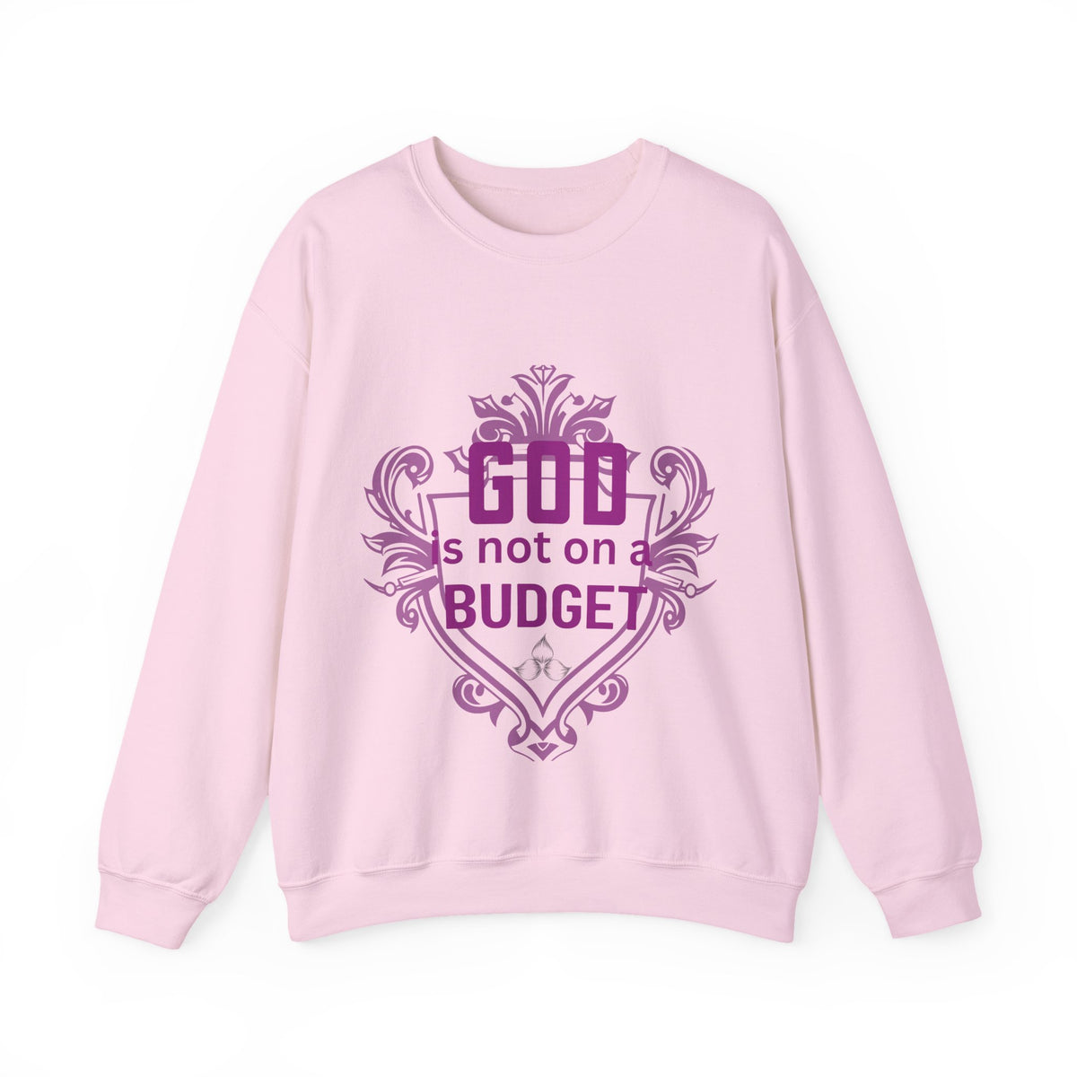 God Is Not On a Budget Crewneck Sweatshirt M