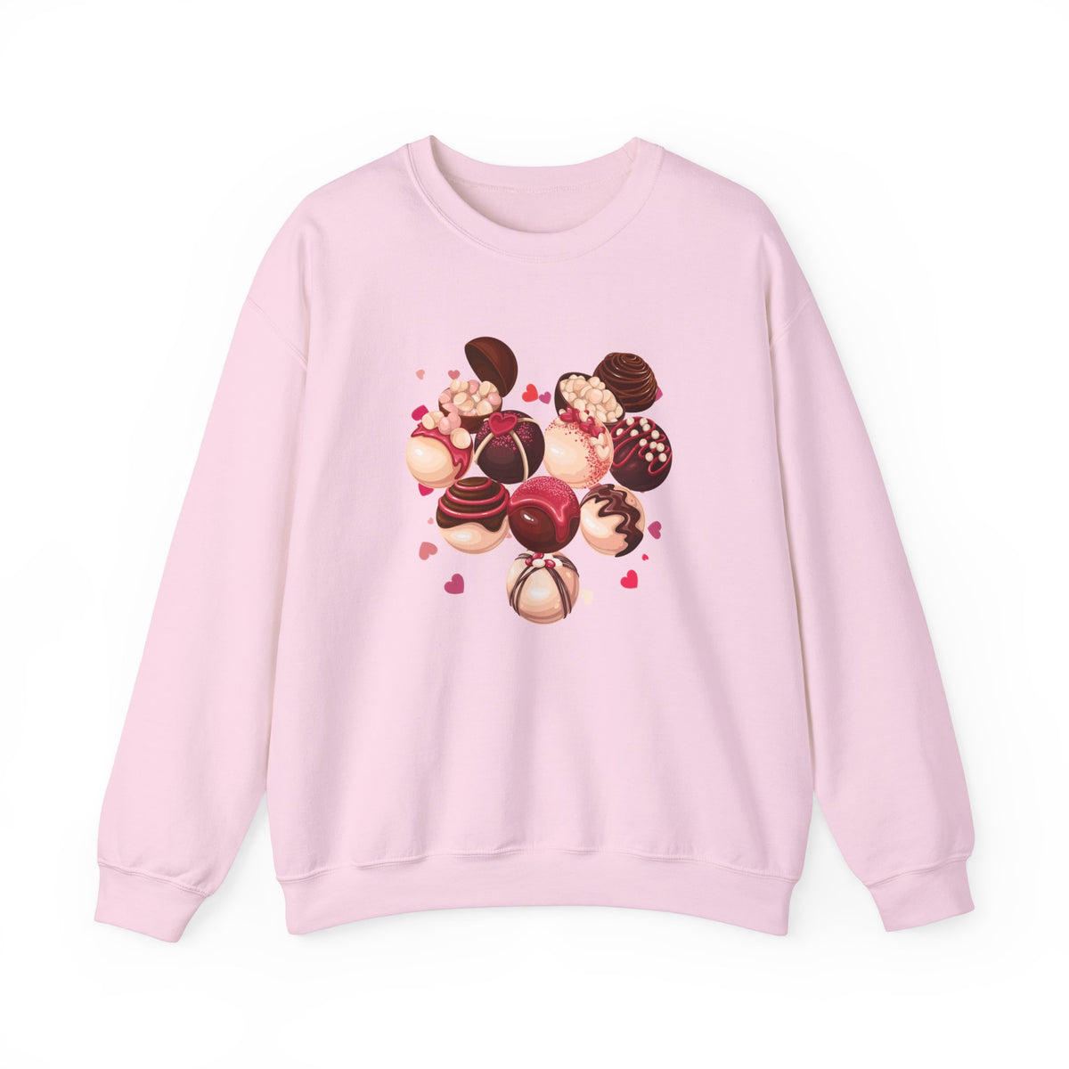 Hearts, Chocolates Crewneck Sweatshirt