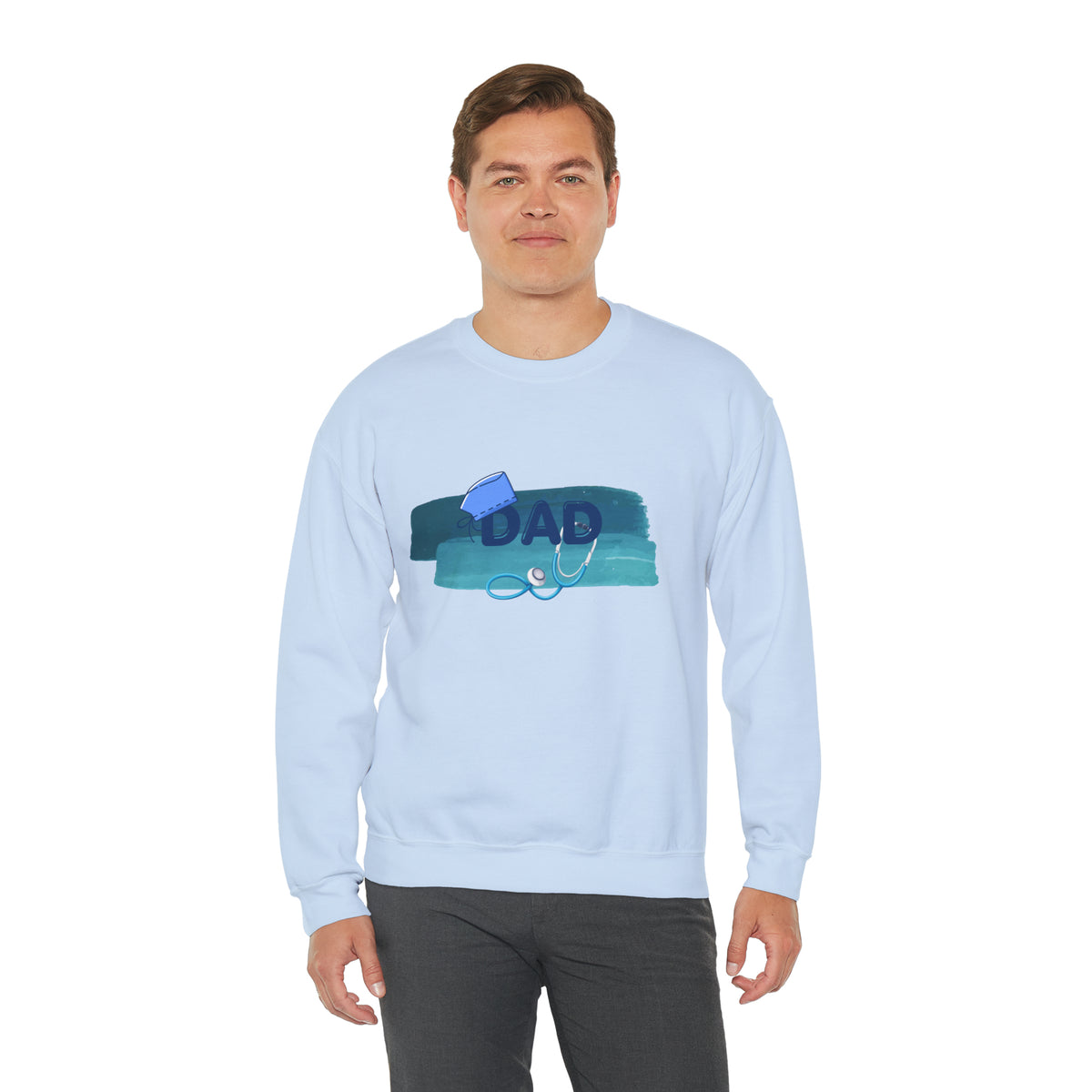 Nurse Doctor  Dad Crewneck Sweatshirt
