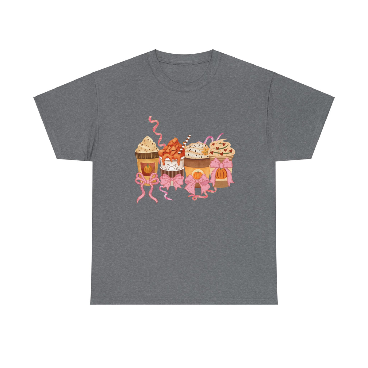 Pumpkin Spice Coffee Bow Tshirt