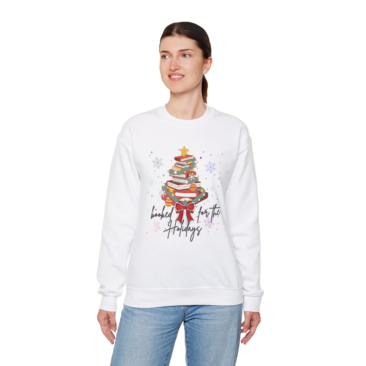 Booked for the Holidays Crewneck Sweatshirt