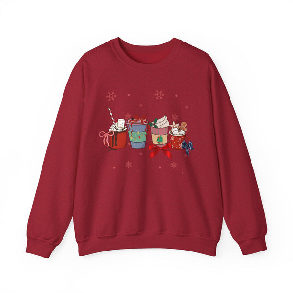 Christmas Drinks Crewneck Sweatshirt