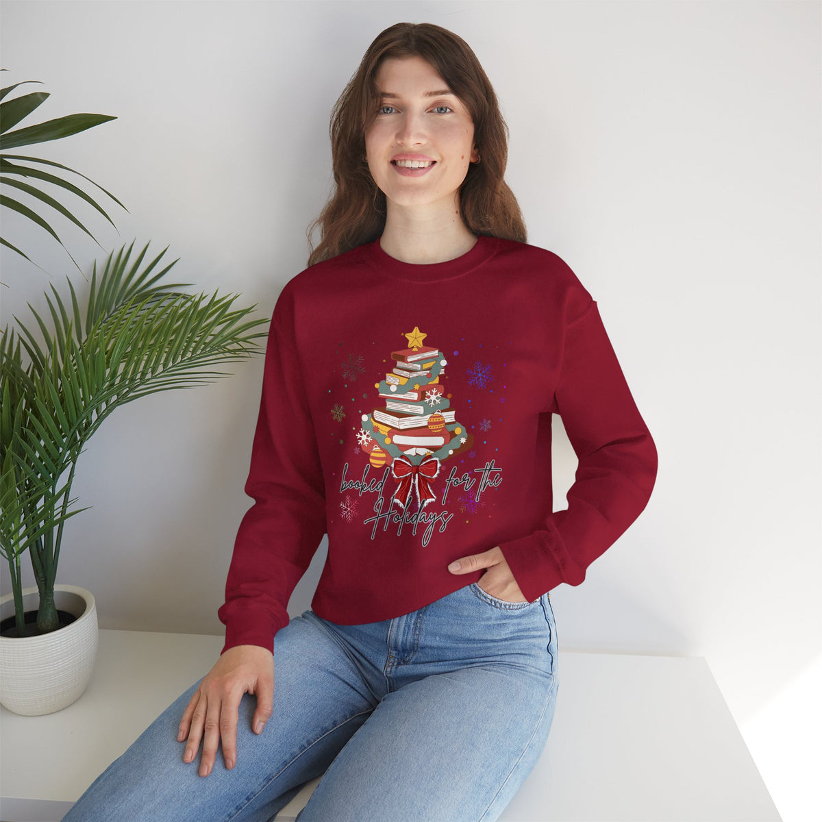 Booked for the Holidays Crewneck Sweatshirt