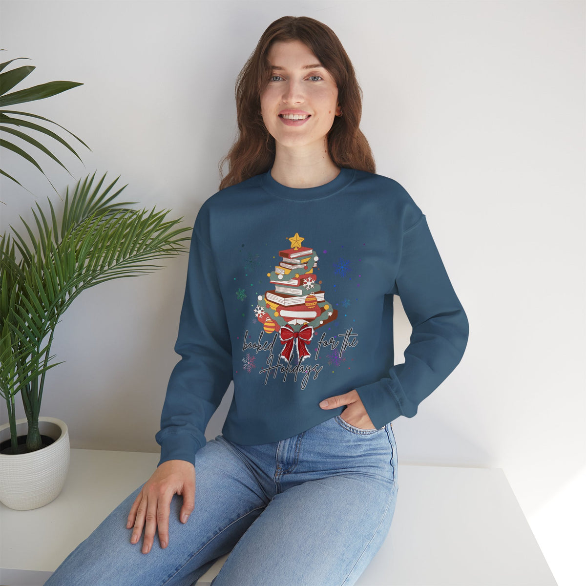 Booked for the Holidays Crewneck Sweatshirt