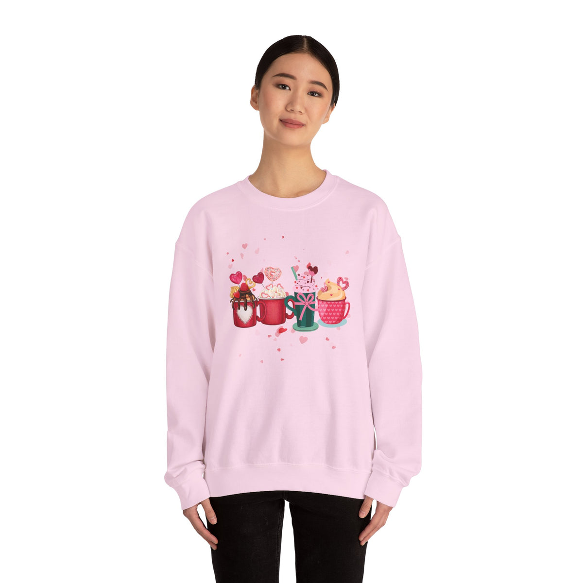 Hearts, Drink Crewneck Sweatshirt