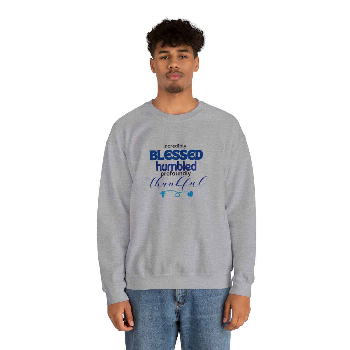 Blessed Humbled Thankful Crewneck Sweatshirt