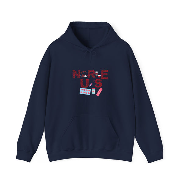 Love, Nurse Hooded Sweatshirt