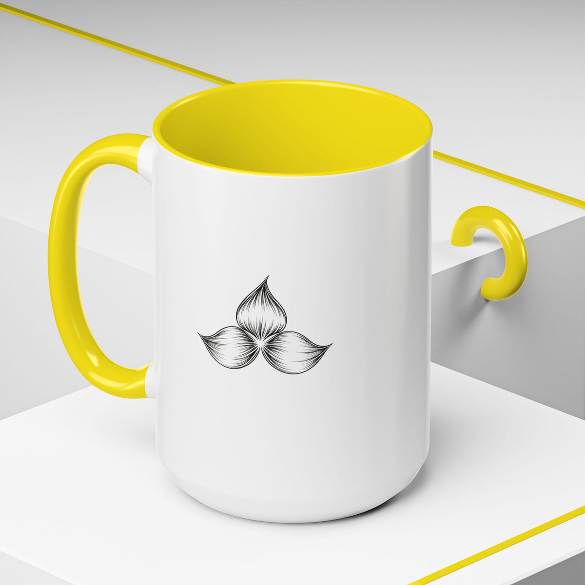 Coffee Mug — "You Also Need You" Floral Self-Care Accent Mug (11/15oz)