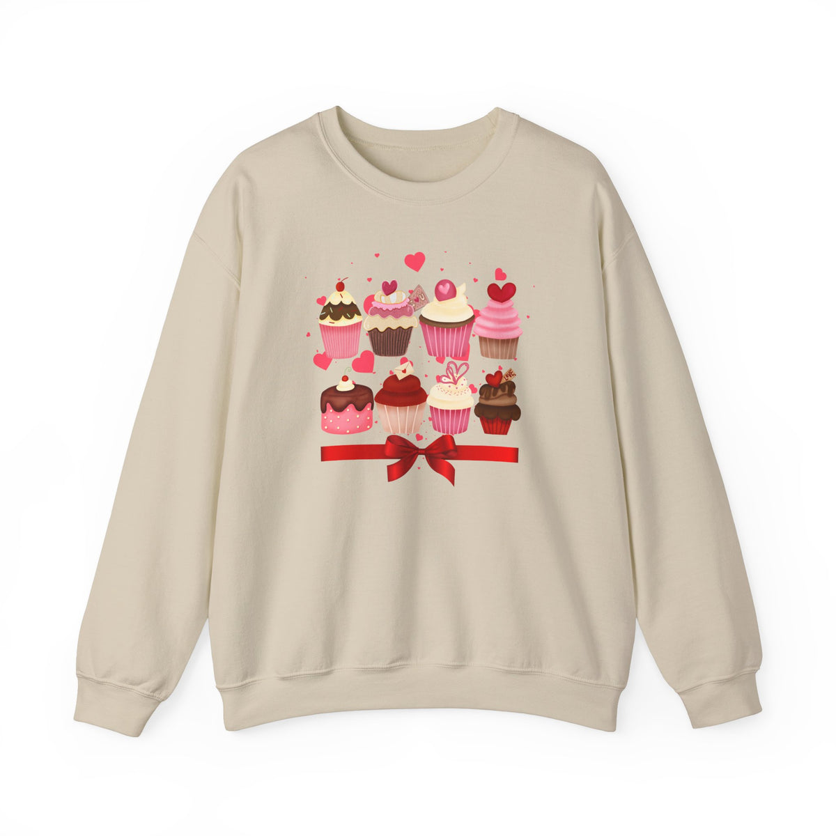 Love, Cupcakes Crewneck Sweatshirt