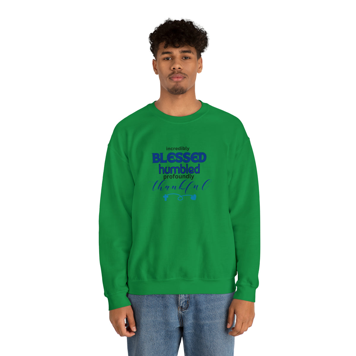 Blessed Humbled Thankful Crewneck Sweatshirt