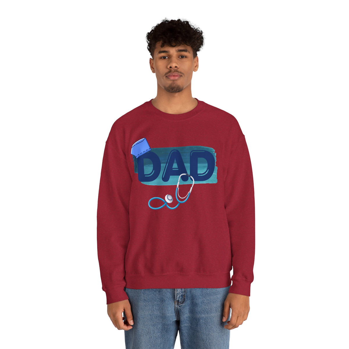 Doctor Dad Crewneck Sweatshirt