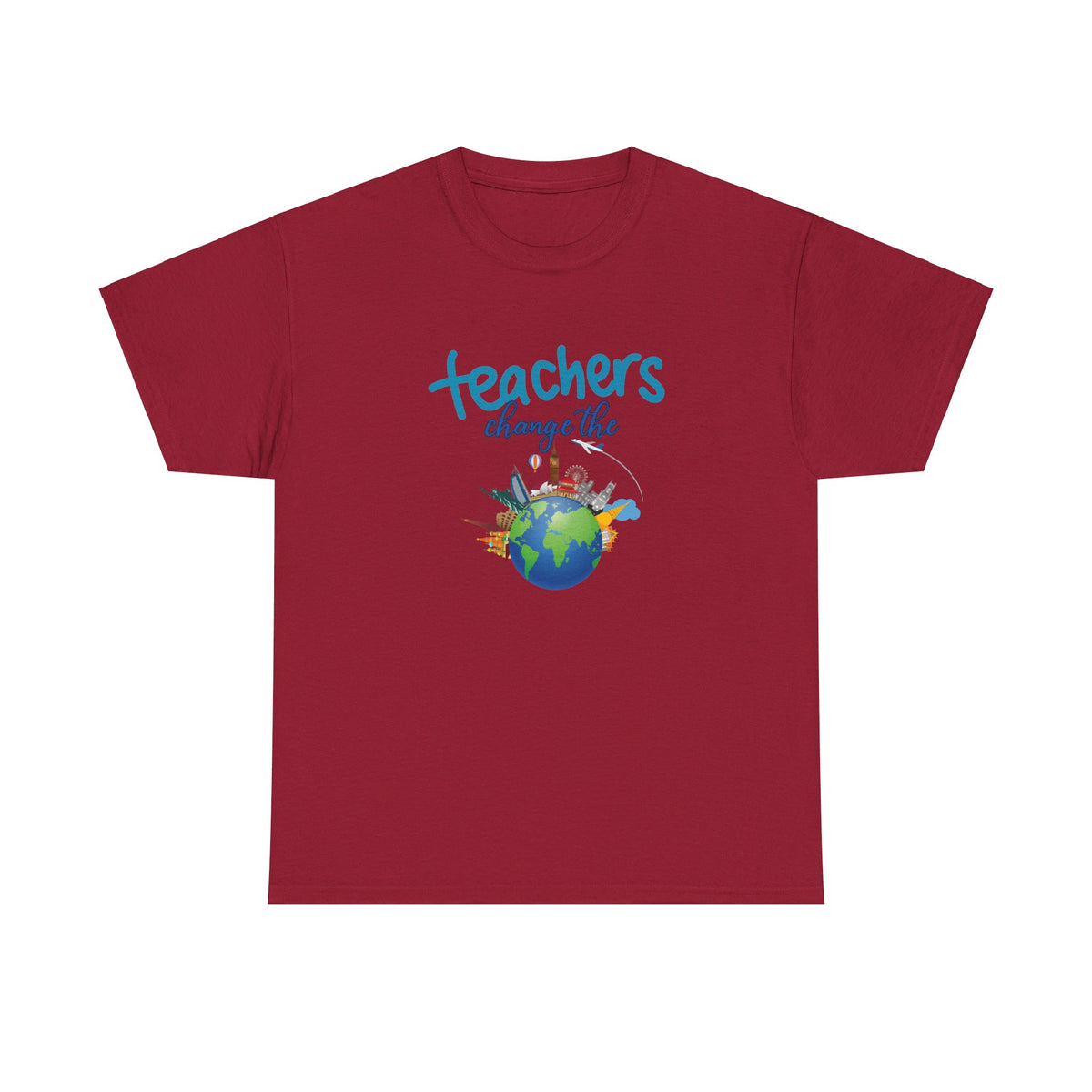 Teachers Changes the World, Crewneck Tshirt