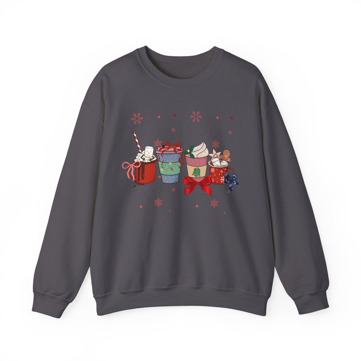 Christmas Drinks Crewneck Sweatshirt