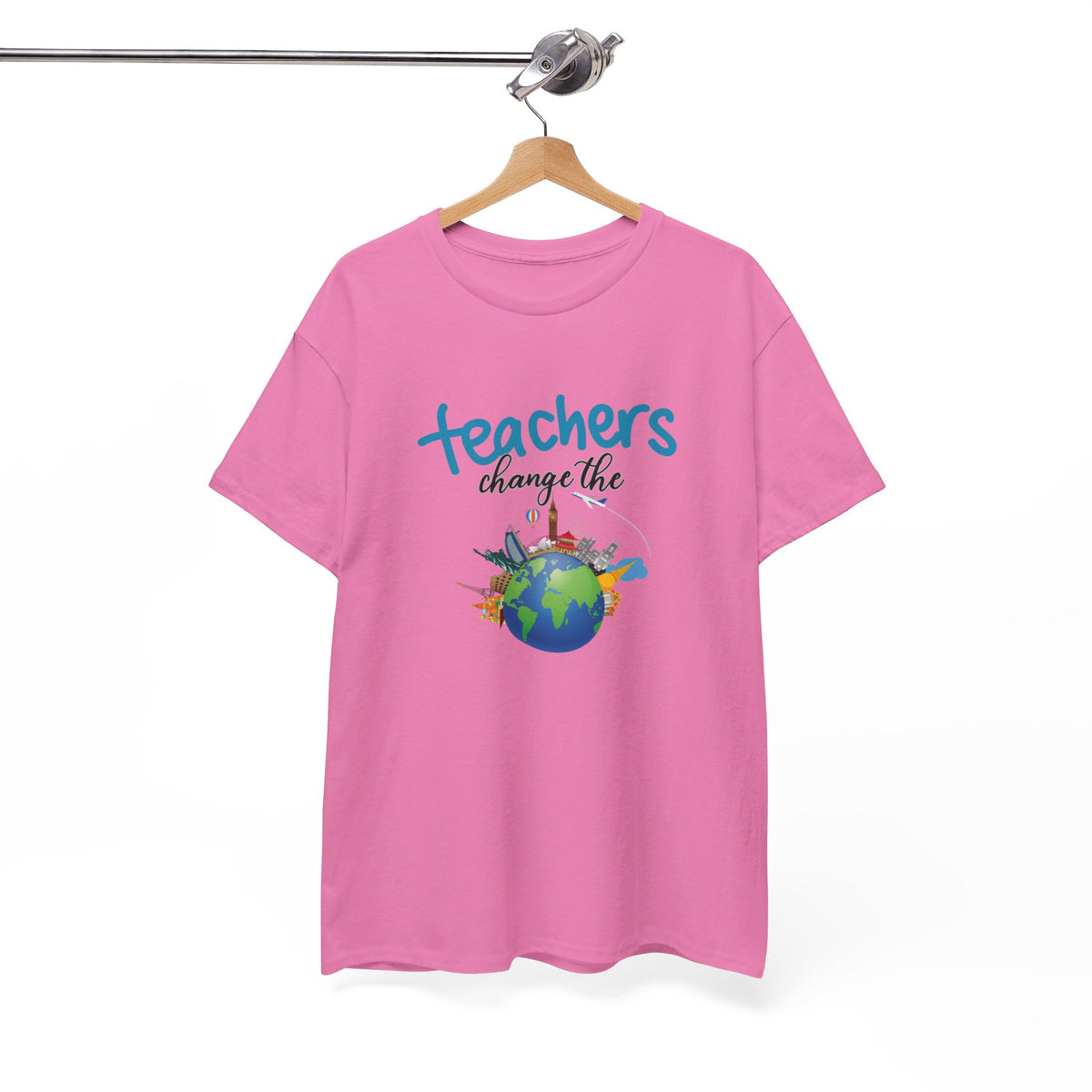 Teachers Changes the World, Crewneck Tshirt